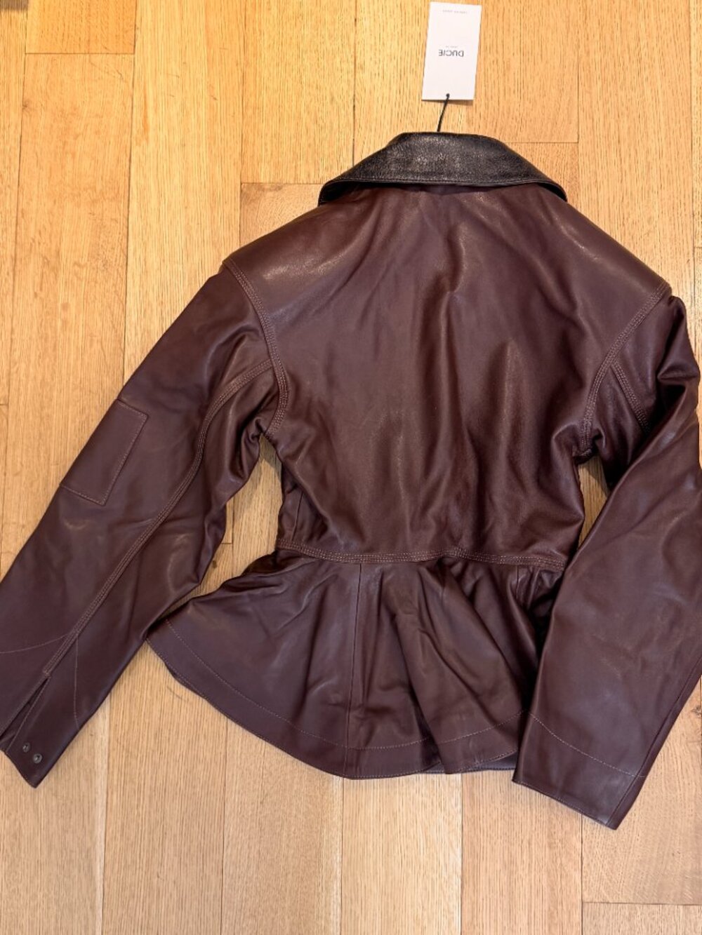NWT $1300 Ducie Bernadette Leather Jacket - Picture 6 of 7